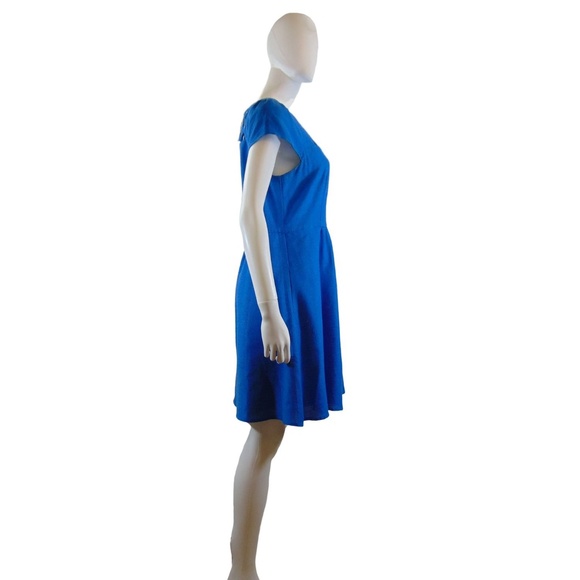 Maeve Nikola Blue Cut Out Dress Women's Size 8 - Picture 6 of 8